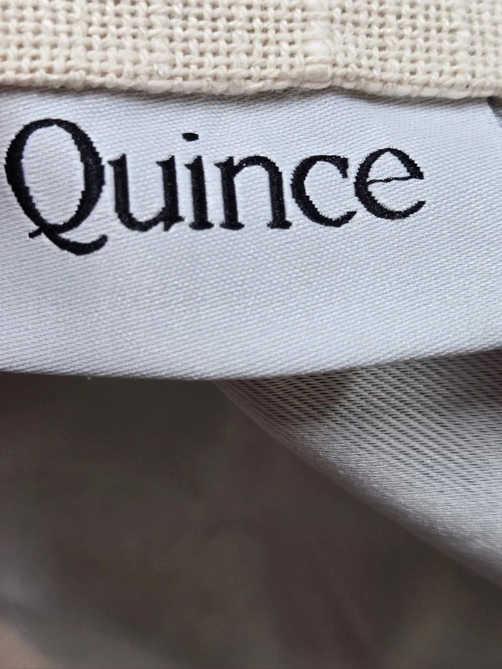 QUINCE Set Of 2 48x84 Cotton Slub Room Darkening Curtains Natural 1096